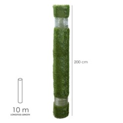 Cesped Artificial 33 mm, Rollo 2x10 metros, Césped Moqueta Para Interior y Exterior, Jardín, Terraza, Balcón, Uso Domestico