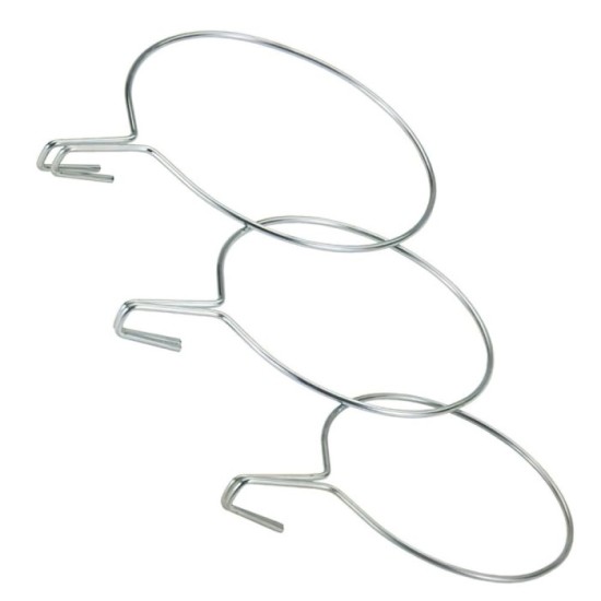 Soporte Maceta Balcon Zincado 22 cms al por Mayor | Almacén de Ferretería