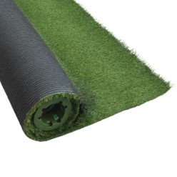Cesped Artificial 12 mm, Rollo 1x25 metros, Césped Moqueta Para Interior y Exterior, Jardín, Terraza, Balcón, Uso Domestico