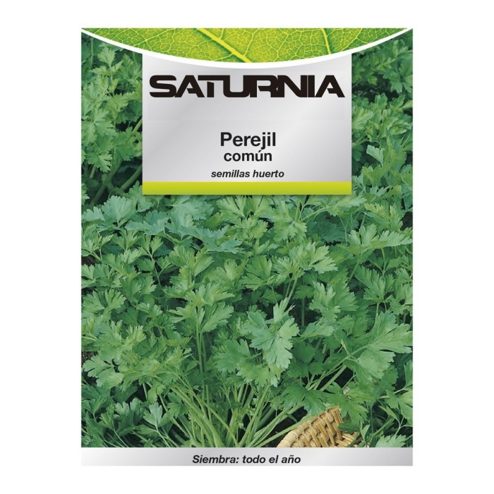 Semillas Perejil Comun (8 gramos) Semillas Verduras, Horticultura, Horticola, Semillas Huerto, al por Mayor | Almacén de Ferrete