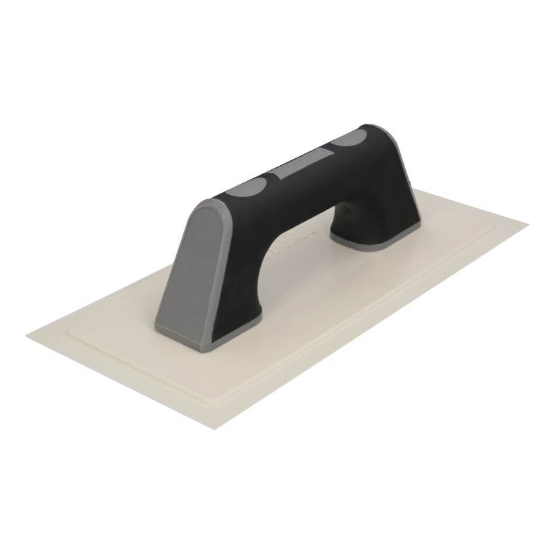 Llana / Talocha Con Mango de Plastico ABS Borde Flexible, Especial Lechadas, Base 280x140 mm, Mango Ligero y Ergonomico