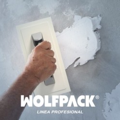 Llana / Talocha Con Mango de Plastico ABS Borde Flexible, Especial Lechadas, Base 280x140 mm, Mango Ligero y Ergonomico