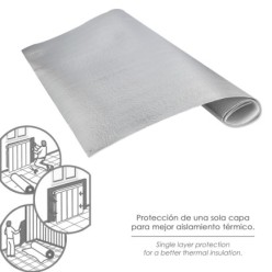 Panel Aluminio Reflectante Calor Para Radiadores 100x70 cm,