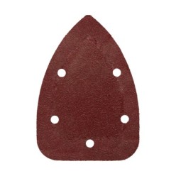 Lija Recambio Velcro Delta 140x100 mm, Con Agujero Grano 240, (10 Piezas)