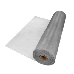 Tela Mosquitera Aluminio 18x14 Ancho 60 cm, Rollo 30 Metros, Malla Mosquitera Aluminio Anti Mosquitos, Antimoscas,