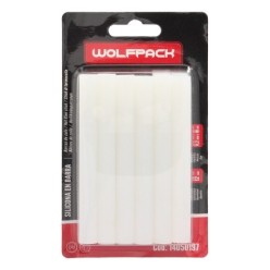 Barras De Pegamento Caliente Ø 11,2 mm, Blister 12 Unidades, Barras Silicona, Pegamento Pistola Termofusible, Silicona Pistola