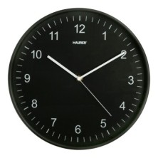 Reloj De Pared Ø 30 cm, Color Negro
