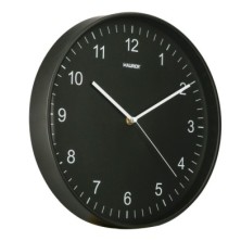 Reloj De Pared Ø 30 cm, Color Negro
