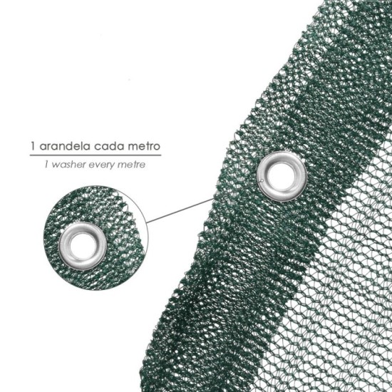 Mantas Aceituna 5 x 10 Metros, Multiusos 100% Hdpe Gramaje 90 Gr/m2, Reforzada, Con Ojales, Mantos Aceituna, Fardos Aceituna, al