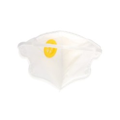 Mascarilla Respiratoria FFP2 Con Valvula, Plegable (20 Unidades) Envasadas Individualmente