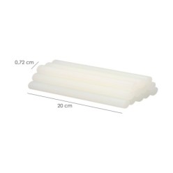 Barras De Pegamento Caliente Ø 7,2 mm, bolsa De 500 Gramos, Barras Silicona, Pegamento Pistola Termofusible, Silicona Pistola