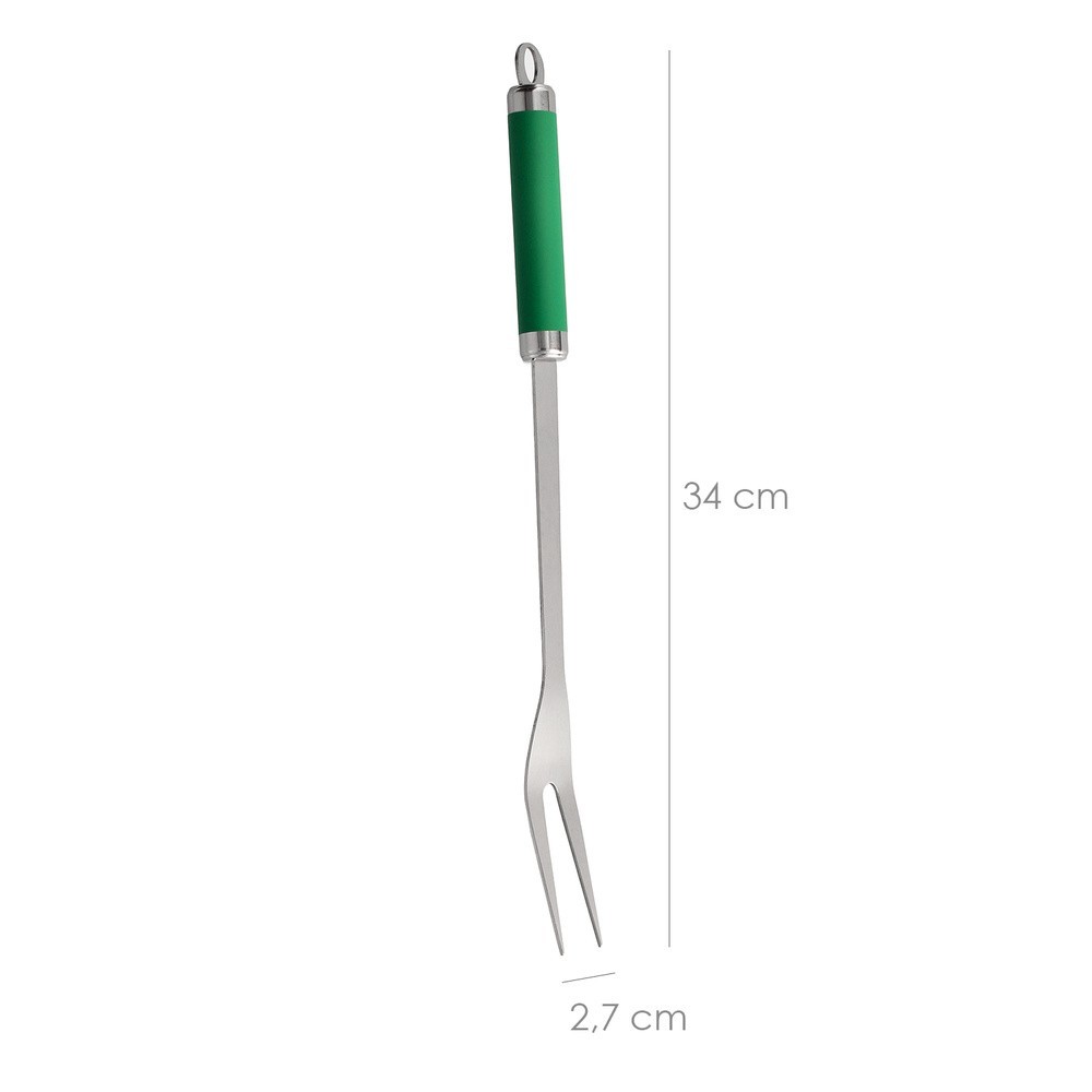 Set Complementos Para Barbacoa 3 Piezas, (Espatula, Pinzas y Tenedor) 34,5 cm, al por Mayor | Almacén de Ferretería
