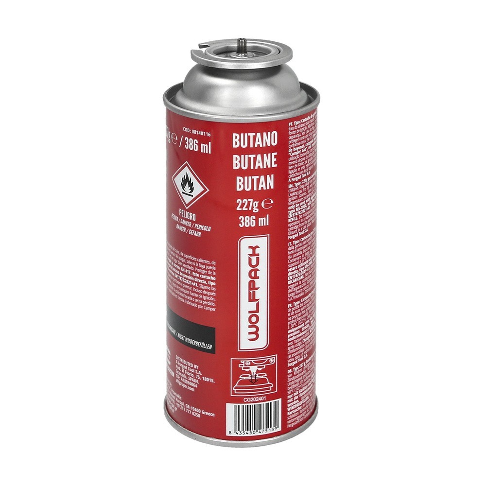 Cartucho Gas B250 (0,227 Kg,) al por Mayor | Almacén de Ferretería