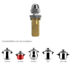 Cono y Husillo Para Olla Rápida Magefesa Star Inoxtar / Castell / Alustar / Star / Star Plié, Recambio original,