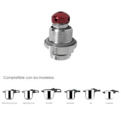 Valvula De Seguridad Compatible Con Olla A Presión Súper Rápida Magefesa Nova, Nova Pro, Prisma y Astra, Recambio oficial