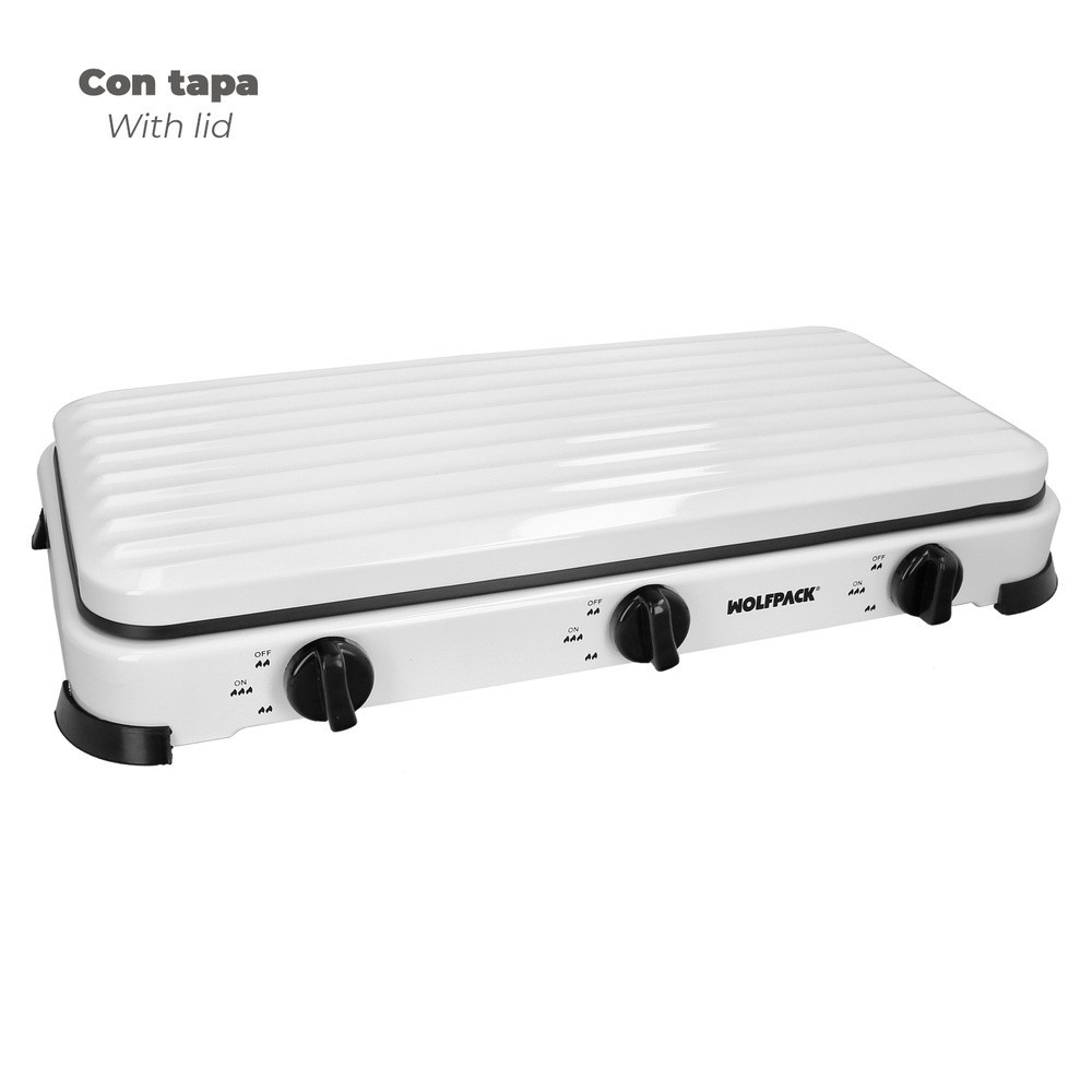 Cocina Gas 3 Fuegos Potencia 5,4 Kw, al por Mayor | Almacén de Ferretería