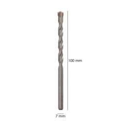Broca Widia Piedra / Hormigón Ø 7 mm, Din 8039 Punta de Tungsteno,