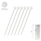 Pinchitos Acero inoxidable Pequeños 30 cm, (Bolsa 6 Unidades) Saturnia al por Mayor | Almacén de Ferretería