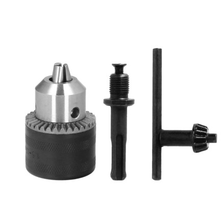 Adaptador Martillo SDS Plus A Portabrocas Ø 13 mm,mm, porta Brocas Con Llave, Adaptador Sds, Sds A Brocas