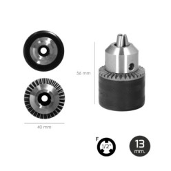 Adaptador Martillo SDS Plus A Portabrocas Ø 13 mm,mm, porta Brocas Con Llave, Adaptador Sds, Sds A Brocas