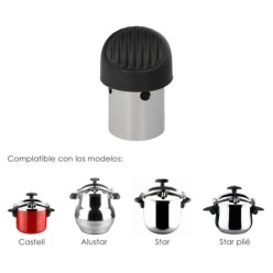 Válvula De Trabajo Para Olla A Presión Magefesa Ollas Express Castell / Alustar / Star / Star Plié Recambio Oficial