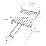 Parrilla Barbacoa Doble 30x30 cm, al por Mayor | Almacén de Ferretería