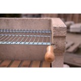 Parrilla Barbacoa Extensible 60/70x40cm Zincada al por Mayor | Almacén de Ferretería