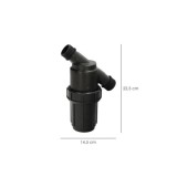 Filtro Con Malla Interior 1" Para Sistema De Goteo (Malla 100 Mesh) Riego Por Goteo, Microaspersión, Riego Por Nebulizacion al p