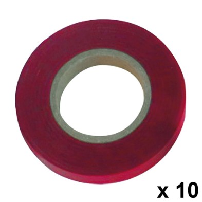 Cinta Para Atadora 11 x 0,15 mm, x 26 metros Rojo (Pack 10 Rollos)