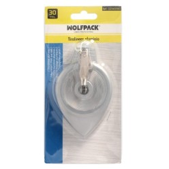 Tiralineas Aluminio Con Cuerda 30 Metros, Tiza Obra, Linea Obra Tiza, Cordel De Trazado,