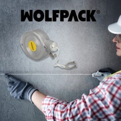 Tiralineas Aluminio Con Cuerda 30 Metros, Tiza Obra, Linea Obra Tiza, Cordel De Trazado,