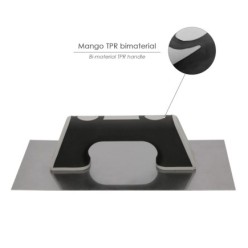 Llana Profesional Acero Mango Polipropileno Acabado Liso 300x150 mm,