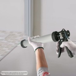 Masilla Poliuretano Gris Bolsa 600 Ml, Sellador Poliuretano, Sellador Cemento, Ladrillo, Cerámica, Metales