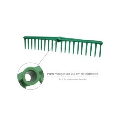 Rastrillo Polipropileno 20 Puas Profesional 63 cm, Rastrillo Jardin, Rastrillo Aceituna, Rastrillo Hojas, Cepillo Hojas Jardin,