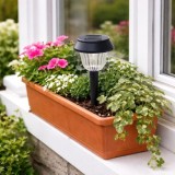 Lampara Solar Jardin Plastico Ø 10,5 x 38 cm, Protección IP44 al por Mayor | Almacén de Ferretería