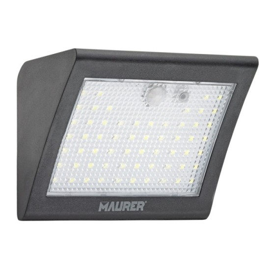 Aplique Solar Led 250 Lumenes Con Sensor De Movimiento y Crepuscular IP65 al por Mayor | Almacén de Ferretería