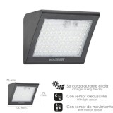Aplique Solar Led 250 Lumenes Con Sensor De Movimiento y Crepuscular IP65 al por Mayor | Almacén de Ferretería