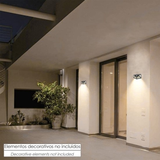 Aplique Solar Led Con Sensor De Luz y De Movimiento 270 Lumenes Ip4x Foco Led A Bateria, Foco Solar, al por Mayor | Almacén de F