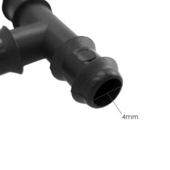 Te Simple Para Tuberias Goteo Ø 16 mm, (Bolsa 100 Piezas) Riego Por Goteo, Microaspersión, Riego Por Nebulizacion
