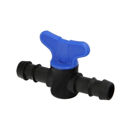 Llave De Paso Extra Para Tuberias Goteo Ø 16 mm, (Bolsa 50 Piezas) Riego Por Goteo, Microaspersión, Riego Por Nebulizacion