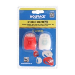 Kit Luces Led Bicicleta 2 Luces Basic, LED para bici, Luz para patin, Luz de posición, Luces bicicleta, LEDs bicicleta