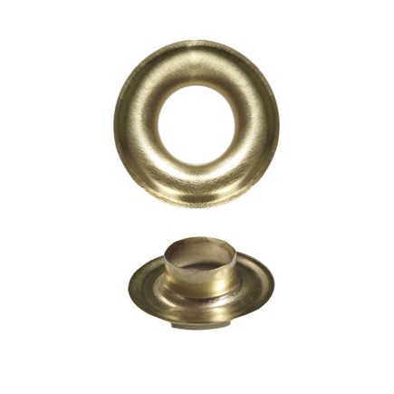 Ojetes / Ojales Metalicos Grandes Para Lona Ø Interior 10 mm, (Bolsa 100 Unidades)