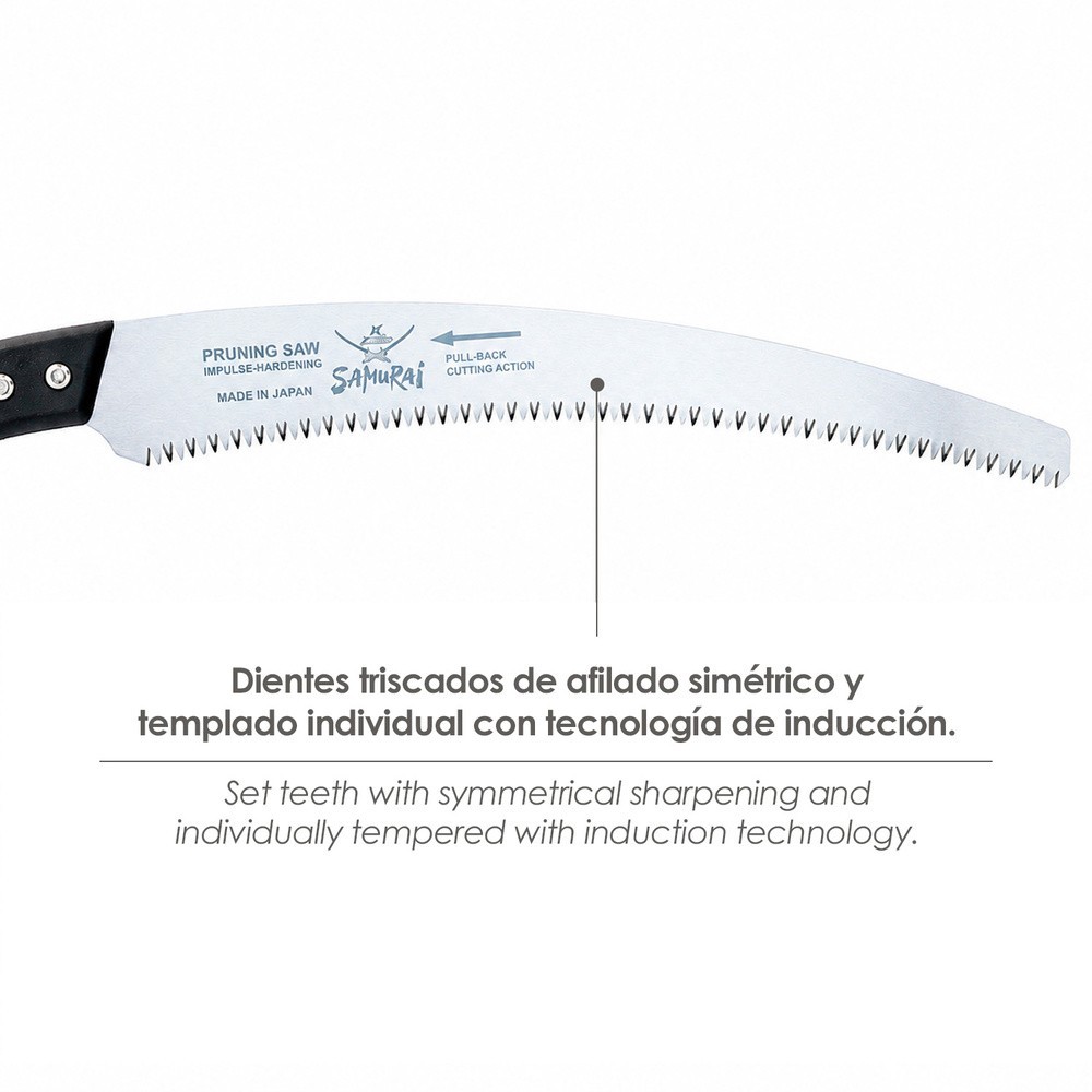 Serrucho Samurai Curvo Mango TPR 330 mm, al por Mayor | Almacén de Ferretería