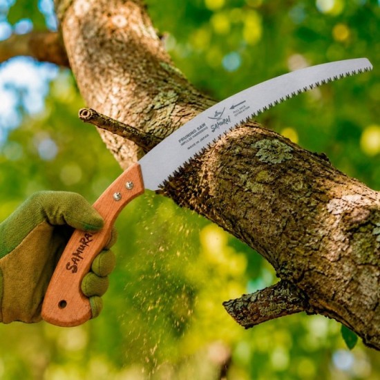 Serrucho Samurai Curvo Mango Madera   330 mm, al por Mayor | Almacén de Ferretería