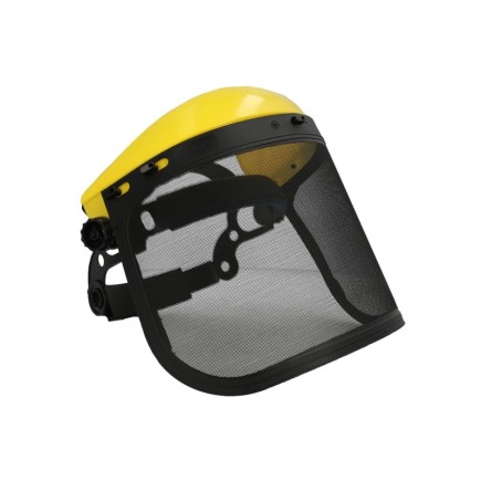 Protector Facial Con Arnes (Rejilla) Protección Facial Ajustable Malla protectora,