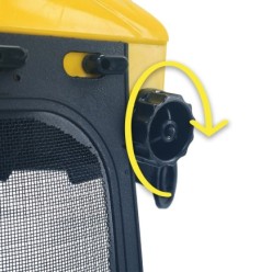 Protector Facial Con Arnes (Rejilla) Protección Facial Ajustable Malla protectora,