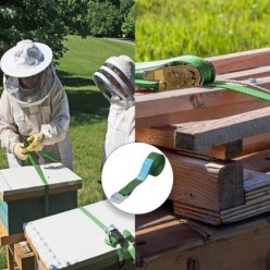 Cinta De Amarre Con Trinquete 4 metros x 25 mm, Trinquete Metalico Automatico, Cincha, Eslinga Mercancia, Correa Sujeción