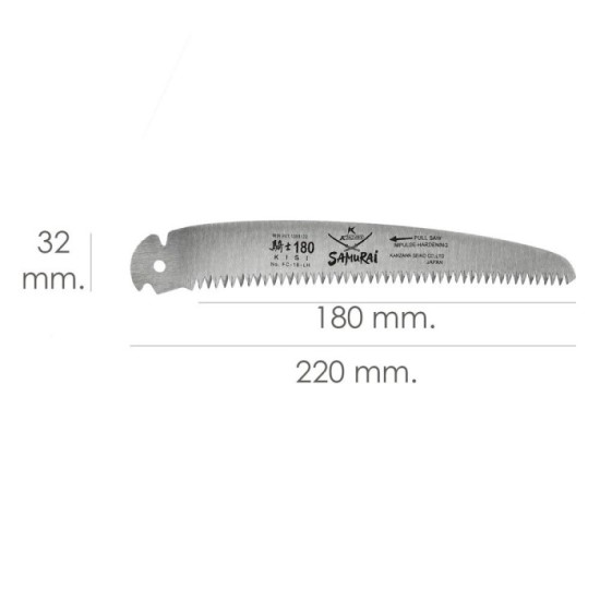 Hoja Recambio Serrucho Samurai FC 180 mm, al por Mayor | Almacén de Ferretería