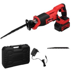 Sierra De Sable 20 V, Bateria 4 Ah, Cambio Rapido de Hoja, Madera 100 mm, / Acero 6 mm,