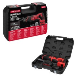 Sierra De Sable 20 V, Bateria 4 Ah, Cambio Rapido de Hoja, Madera 100 mm, / Acero 6 mm,